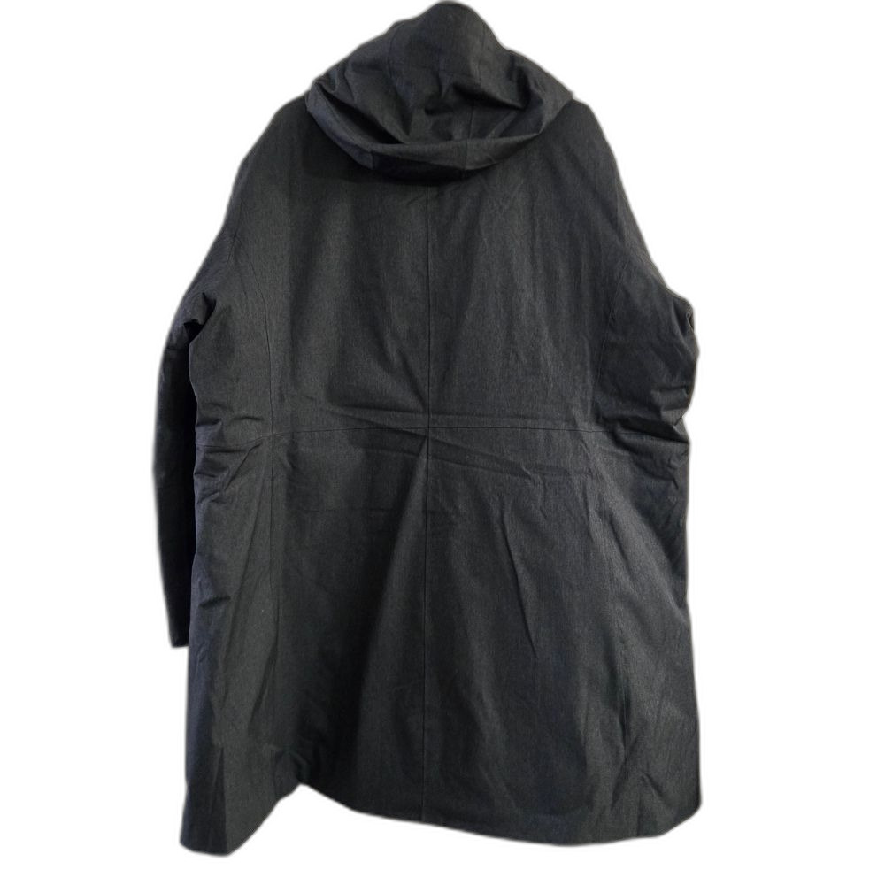 Women's Parka Gray Hooded Coat 2XL - Picture 2 of 15